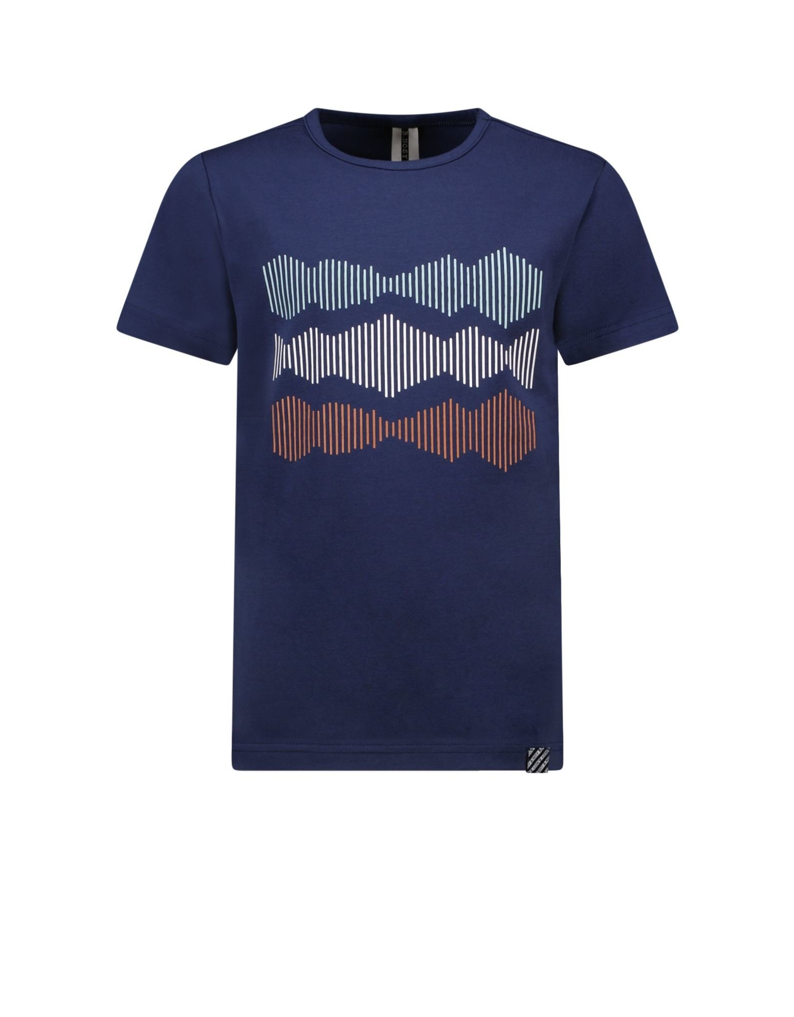 Boys t-shirt with music wave artwork on 