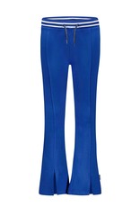 B-nosy B.Confident Girls flaired pants with striped rib wb cobalt blue