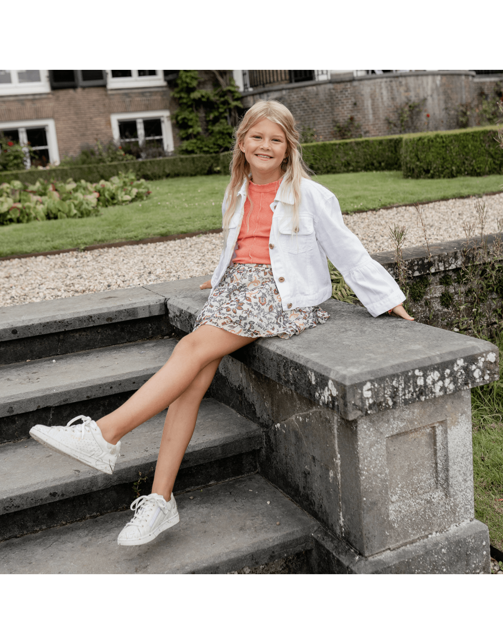 Vingino TIZIANA White Denim feestcollectie