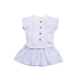 BESS Dress sh.sl. Striped White Z22