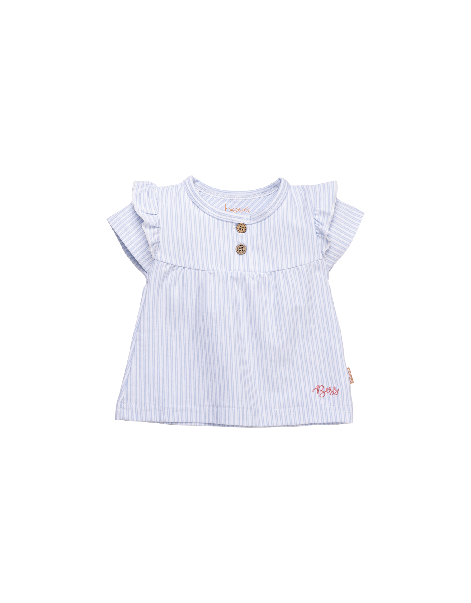 BESS Shirt sh.sl. Striped White Z22