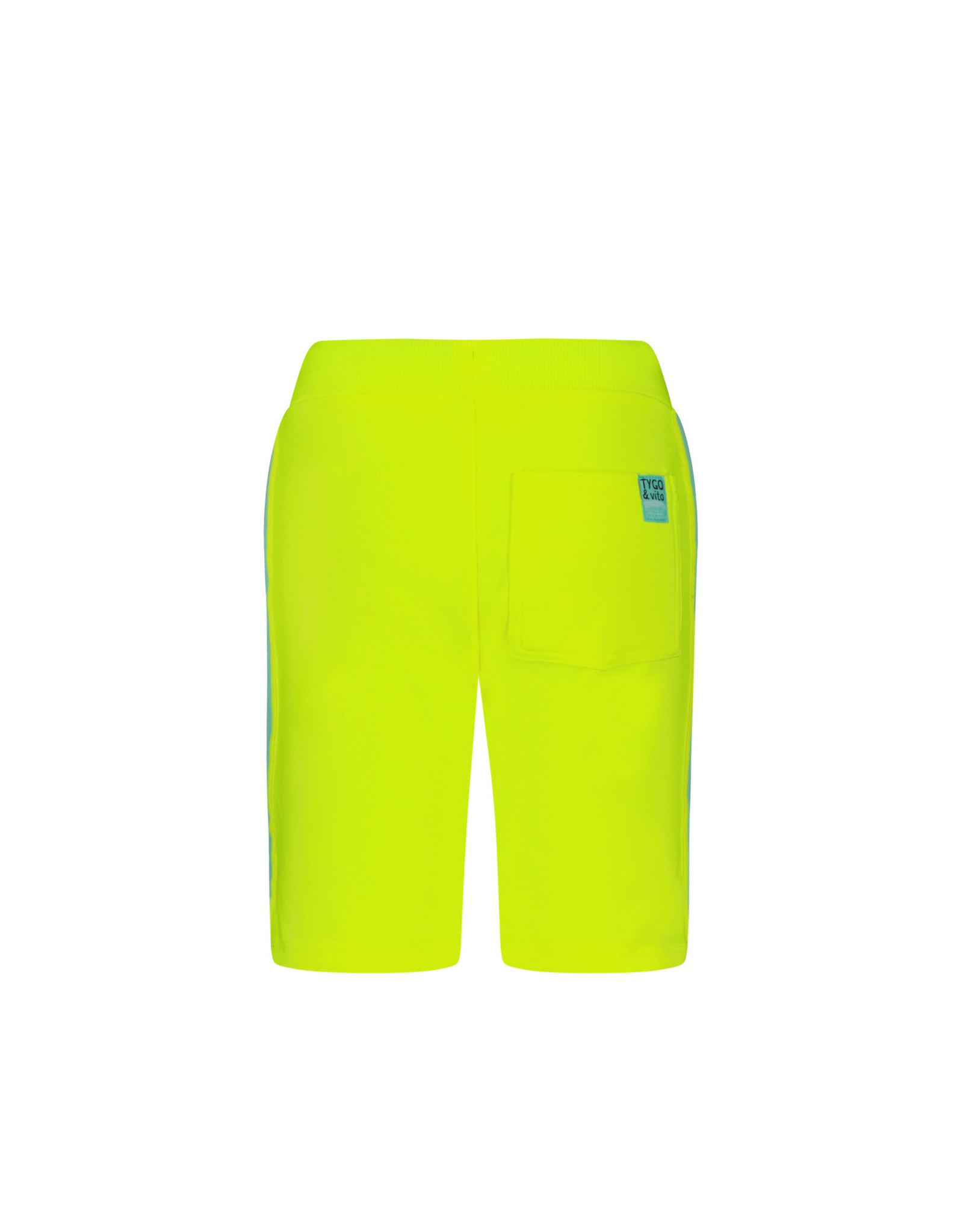 Tygo & vito Jog Shorts Contrast Tape Safety Yellow