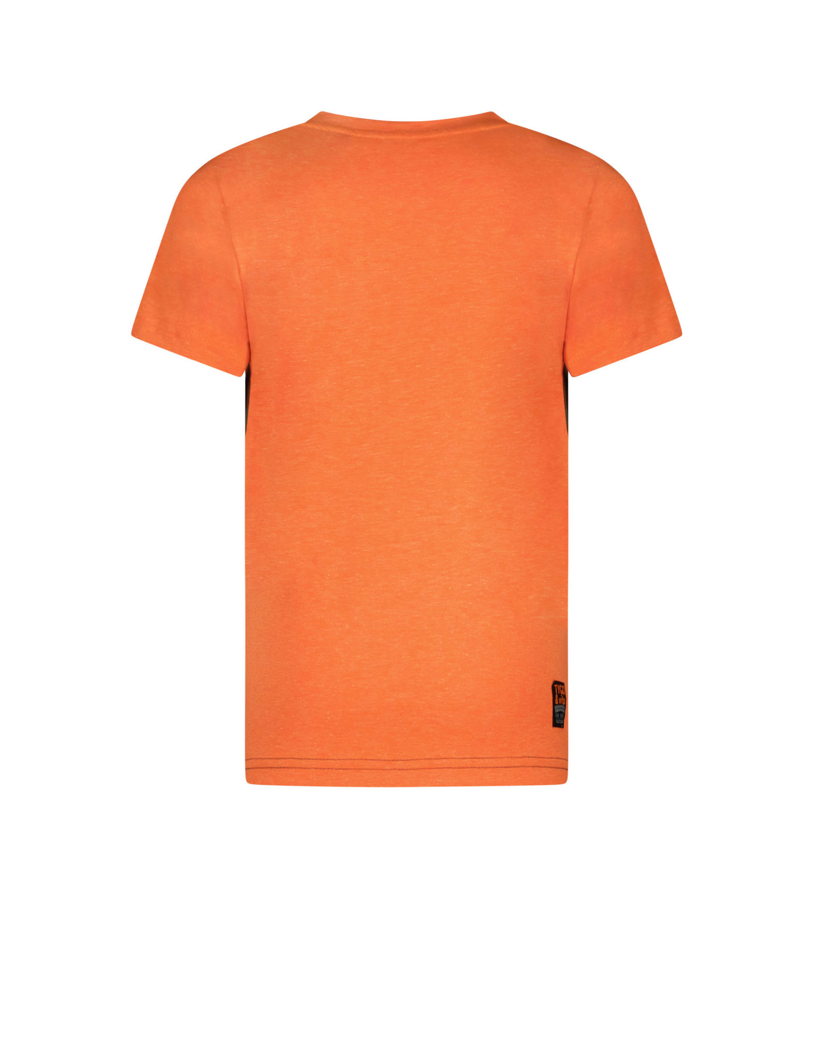 Tygo & vito T-shirt Colorblock Camo Orange Clownfish