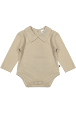 Klein Polobody Longsleeve Oxford Tan Beige NOS