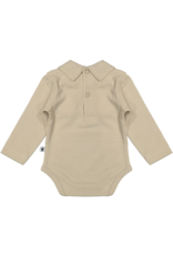 Klein Polobody Longsleeve Oxford Tan Beige NOS