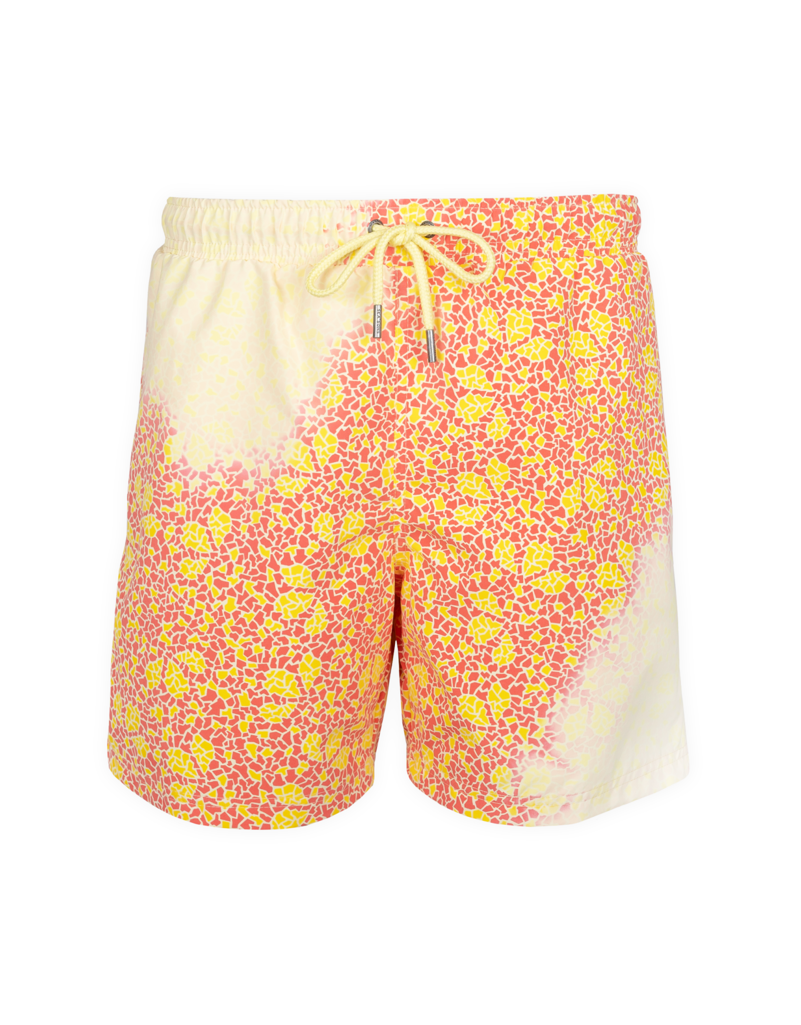 Swimshorts Mosaic Yellow Red - kleurveranderend