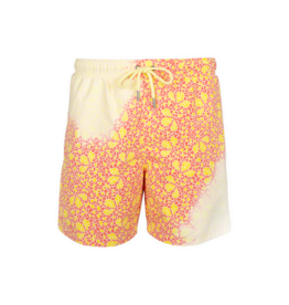 Swimshorts Mosaic Yellow Red - kleurveranderend