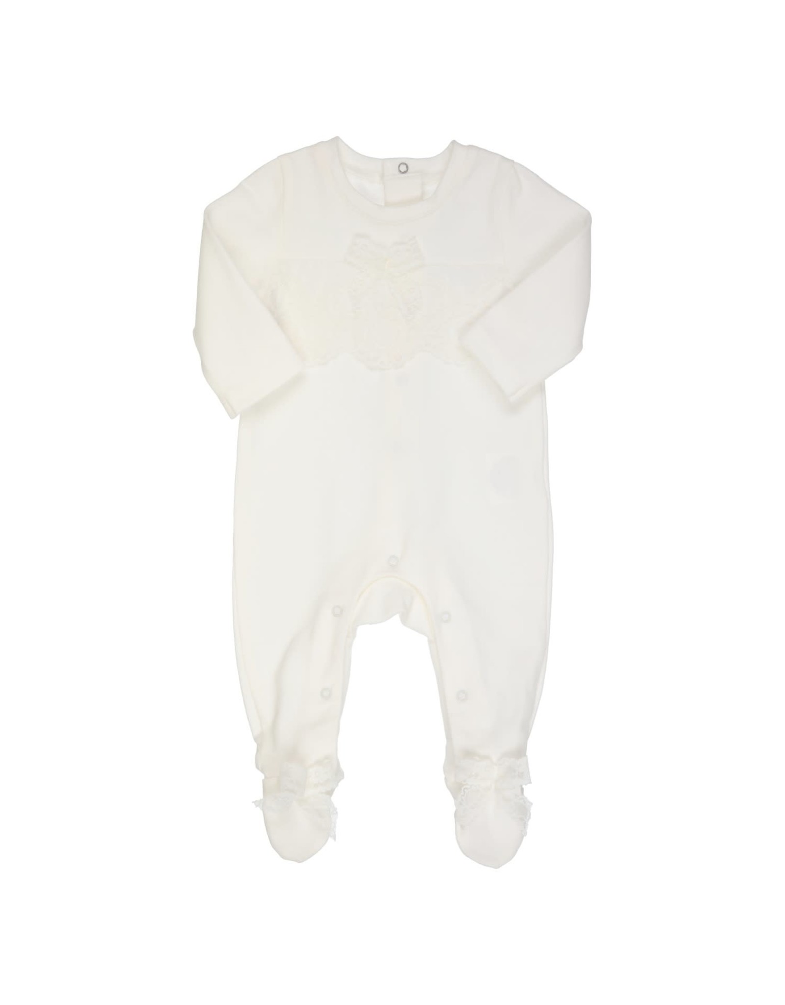 Gymp KRUIPPAKJE - LACE RIBBON - AER OFF-WHITE newborn