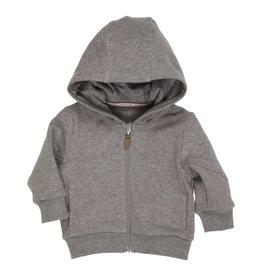 Gymp CARDIGAN - WITH HOOD - CARBONC GRIJS-CHINE