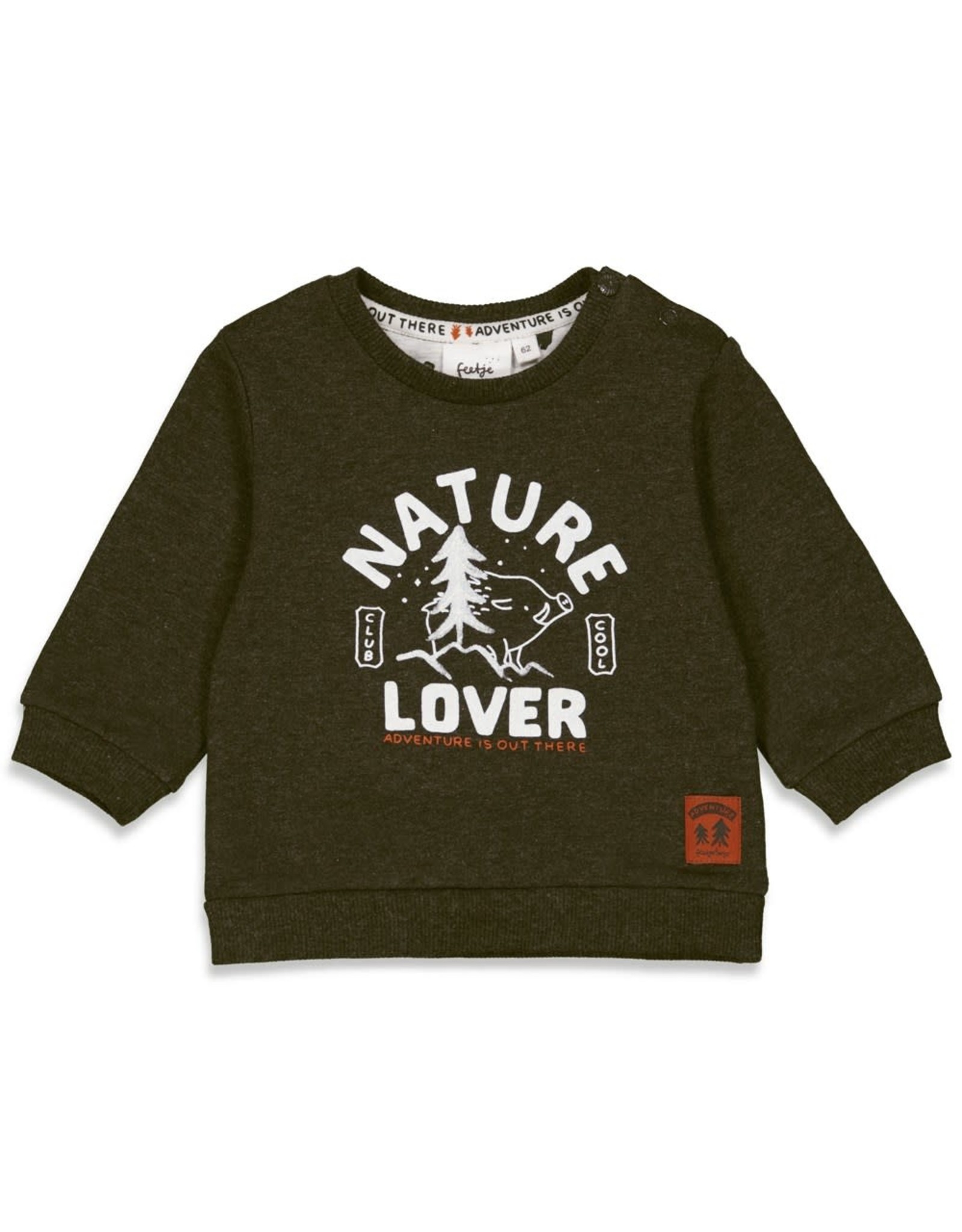 Feetje Sweater - Adventure Antraciet melange