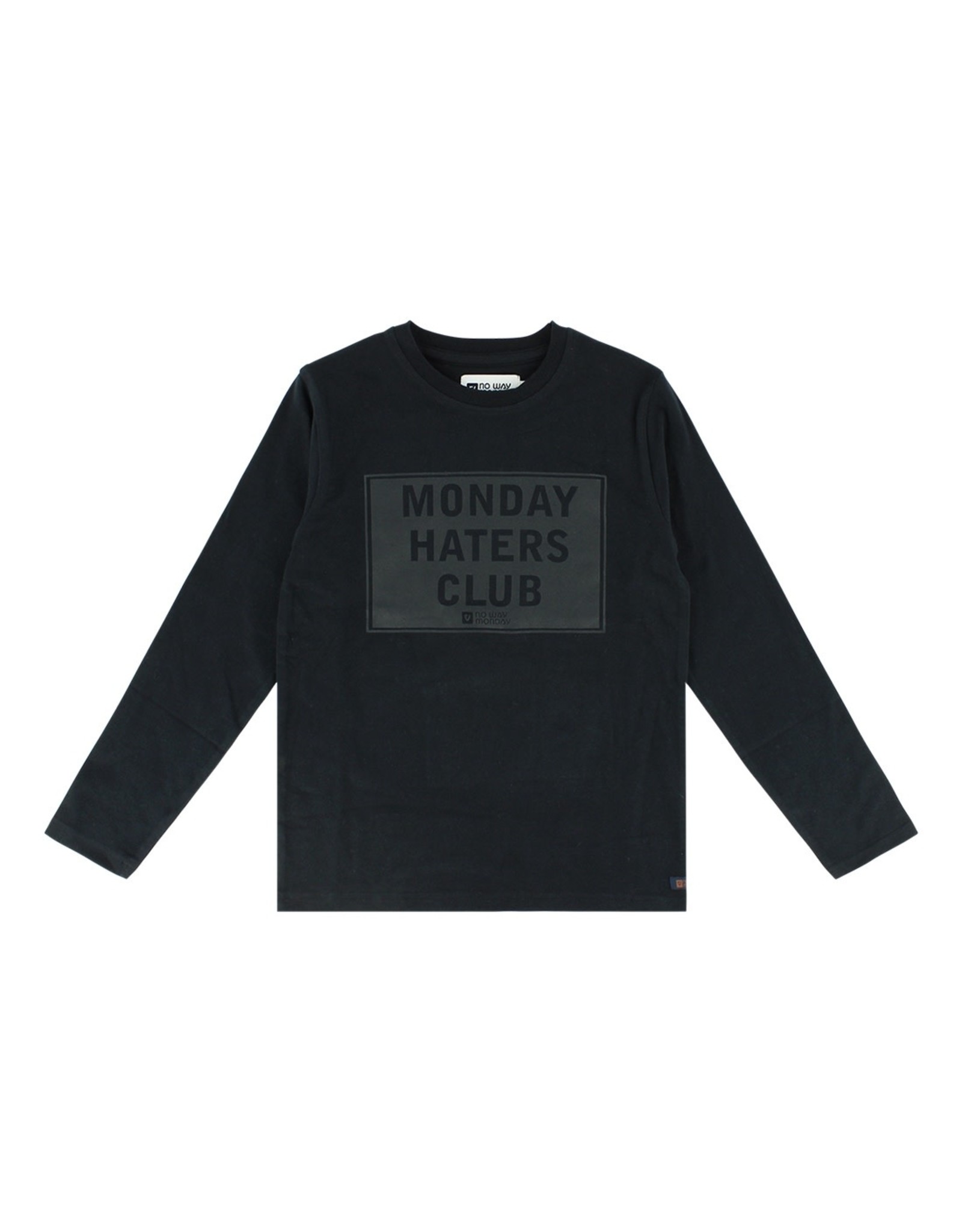 No way Monday T-shirt ls Black