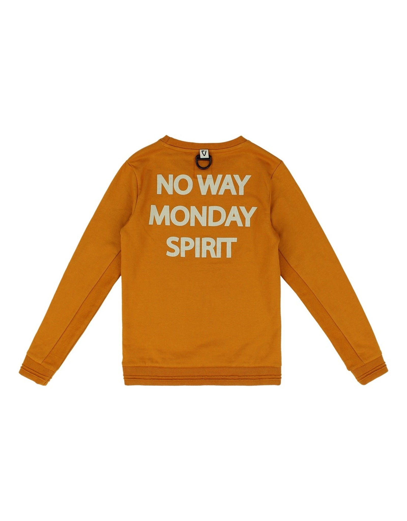 No way Monday Sweater ls Rusty brown