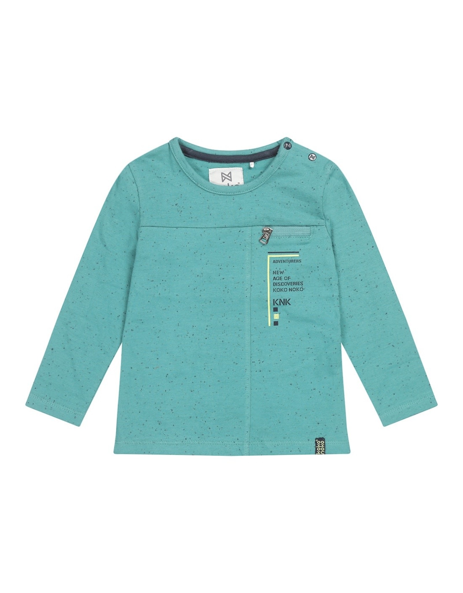 Koko Noko T-shirt ls Teal green W2022