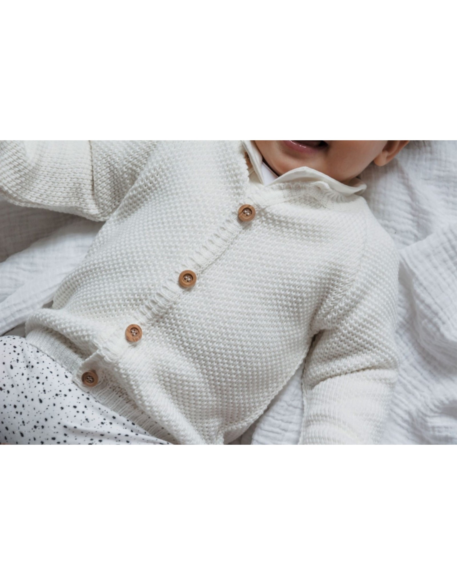 Klein Cardigan Natural White NOS