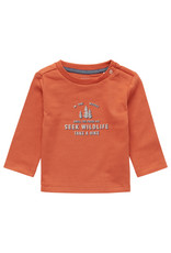 Noppies Boys Tee Jan Phyl long sleeve Bombay Brown