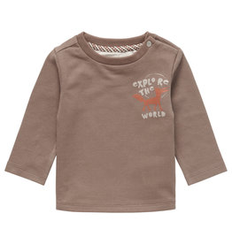 Noppies Boys Tee Junin long sleeve Burly wood