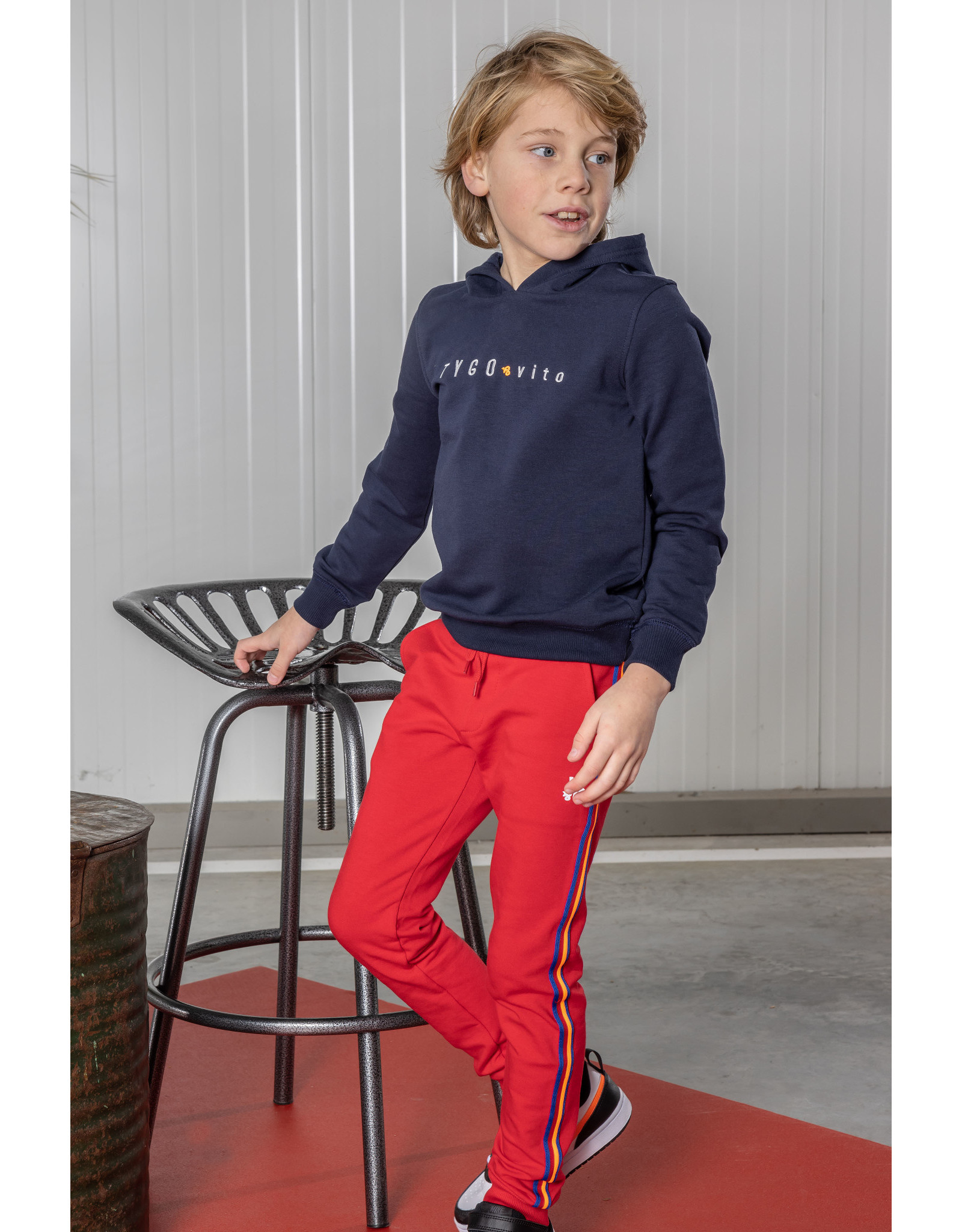 Tygo & vito TV boys hoodie TYGO & vito emb Navy NOS