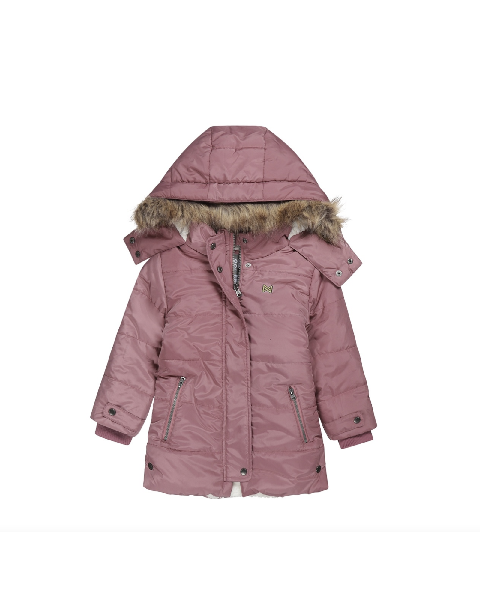 Jacket puff parka Dark old pink - Bij 