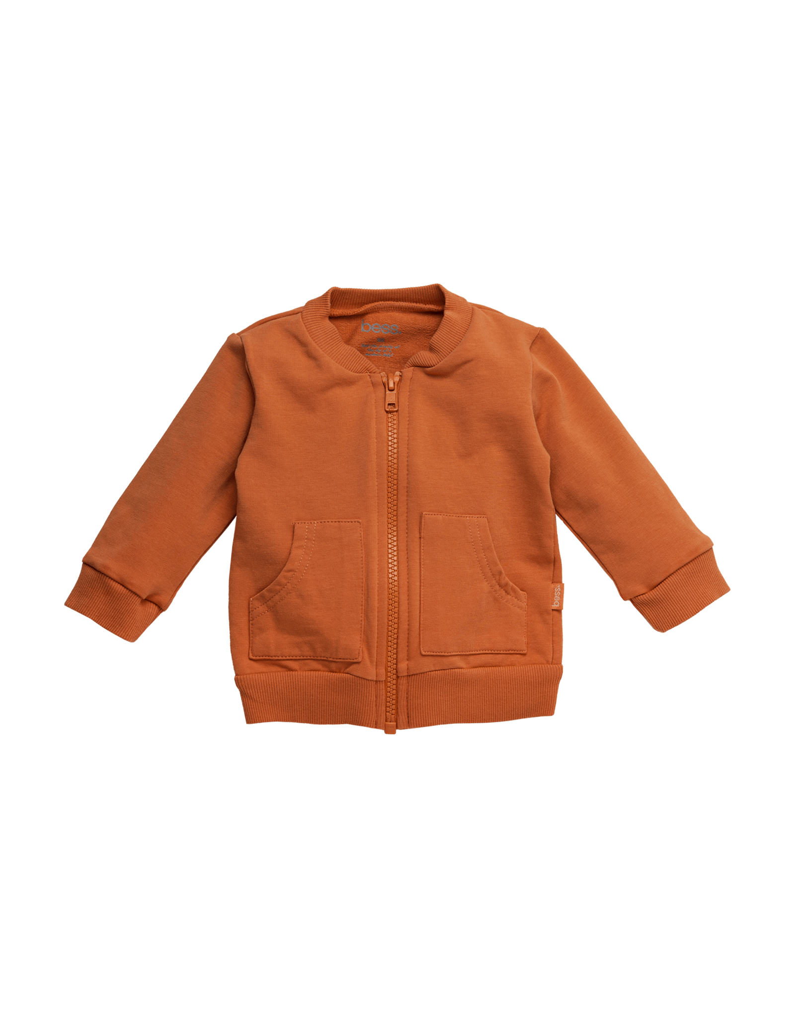 BESS Cardigan Pocket Orange