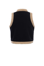 Looxs 10Sixteen waistcoat with embroidery Blue night Feestcollectie