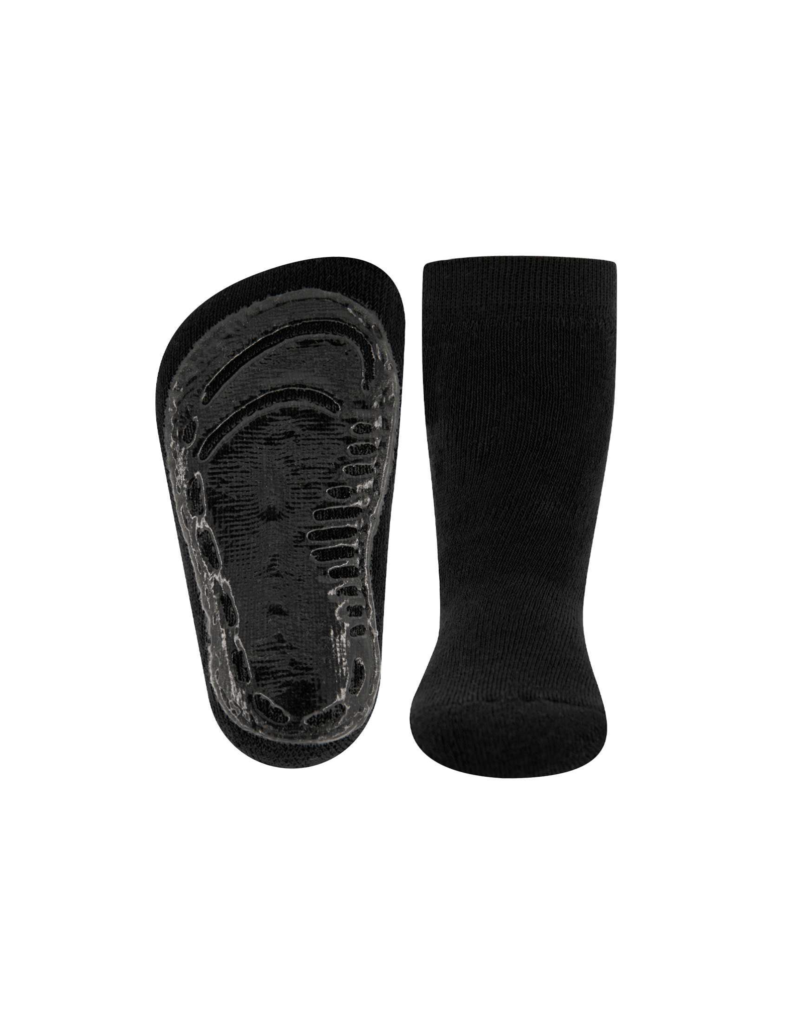 Ewers Stoppersocken SoftStep Uni Schwarz