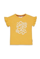 Jubel T-shirt Love - Have A Nice Daisy Geel