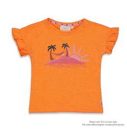 Jubel T-shirt - Sunny Days Neon Oranje