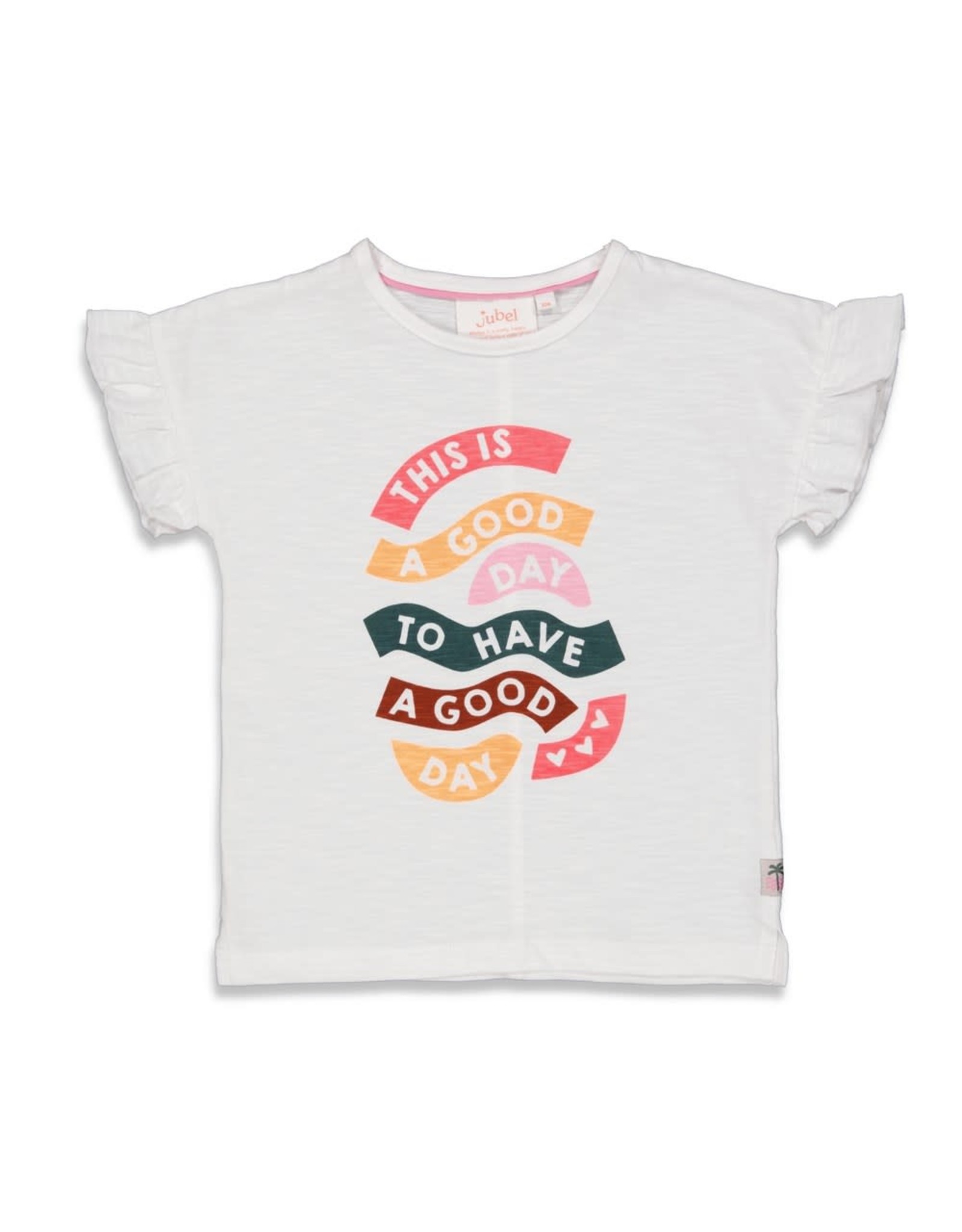 Jubel T-shirt Good Day - Sunny Days Wit