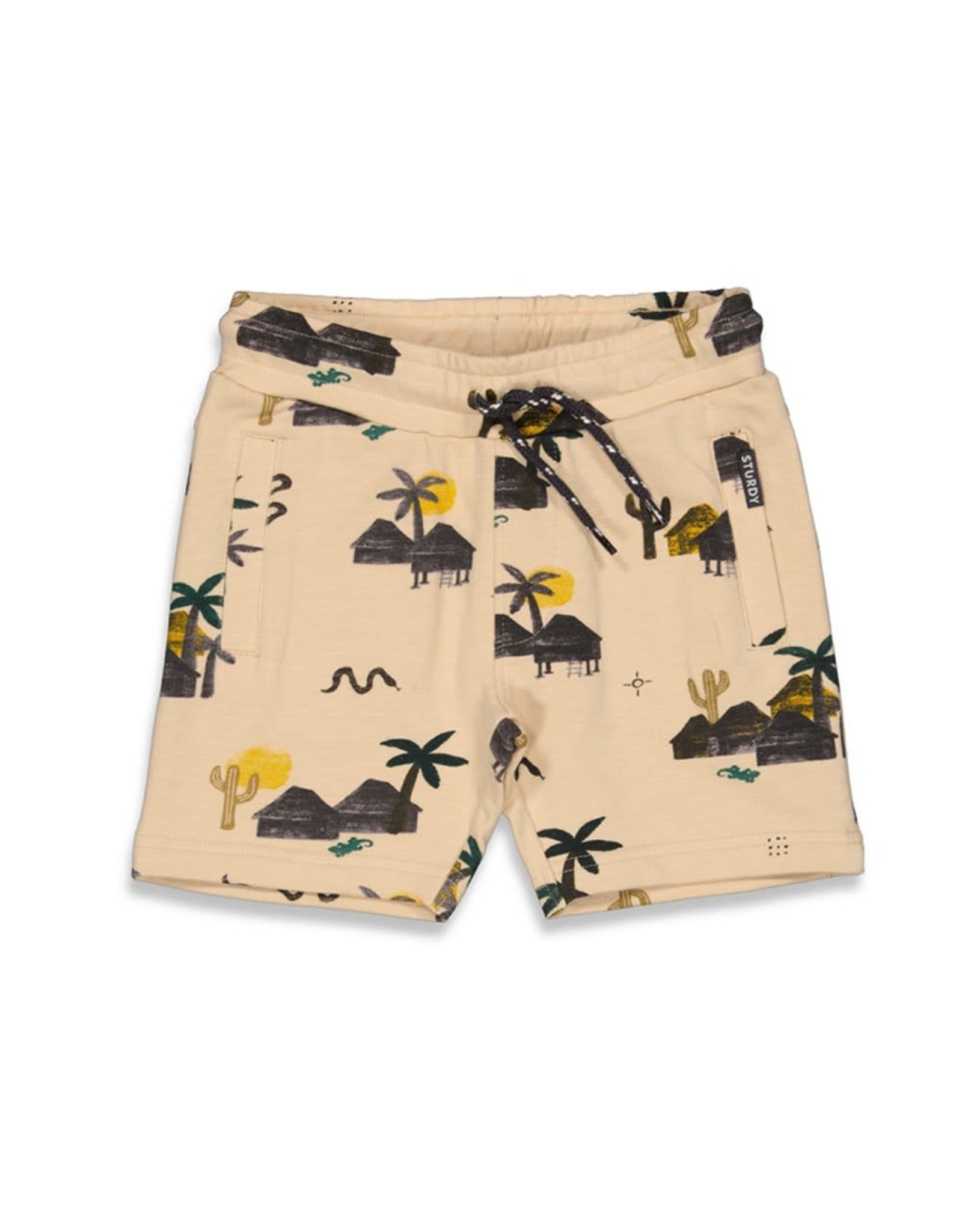 Sturdy Short AOP - Tiki Island Zand