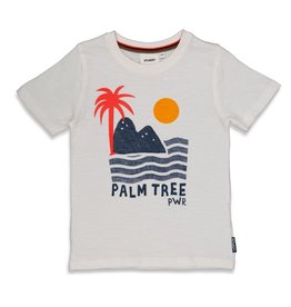 Sturdy T-shirt Palm - El Sol Offwhite