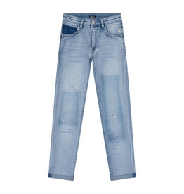 Indian Blue Jeans Blue Sue Damaged Straight Fit Light Denim