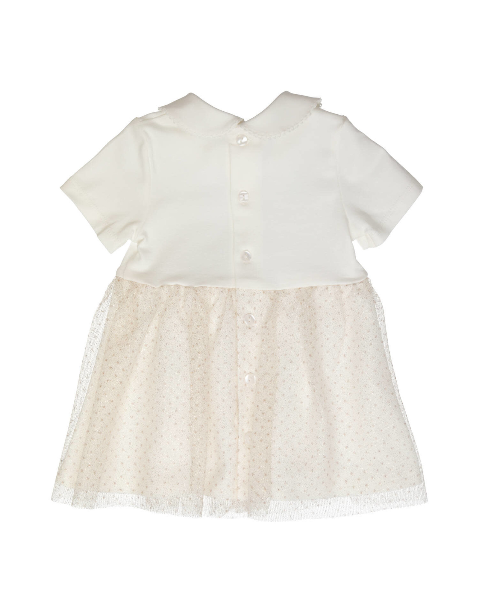 Gymp Dress Kiki Off White - Gold