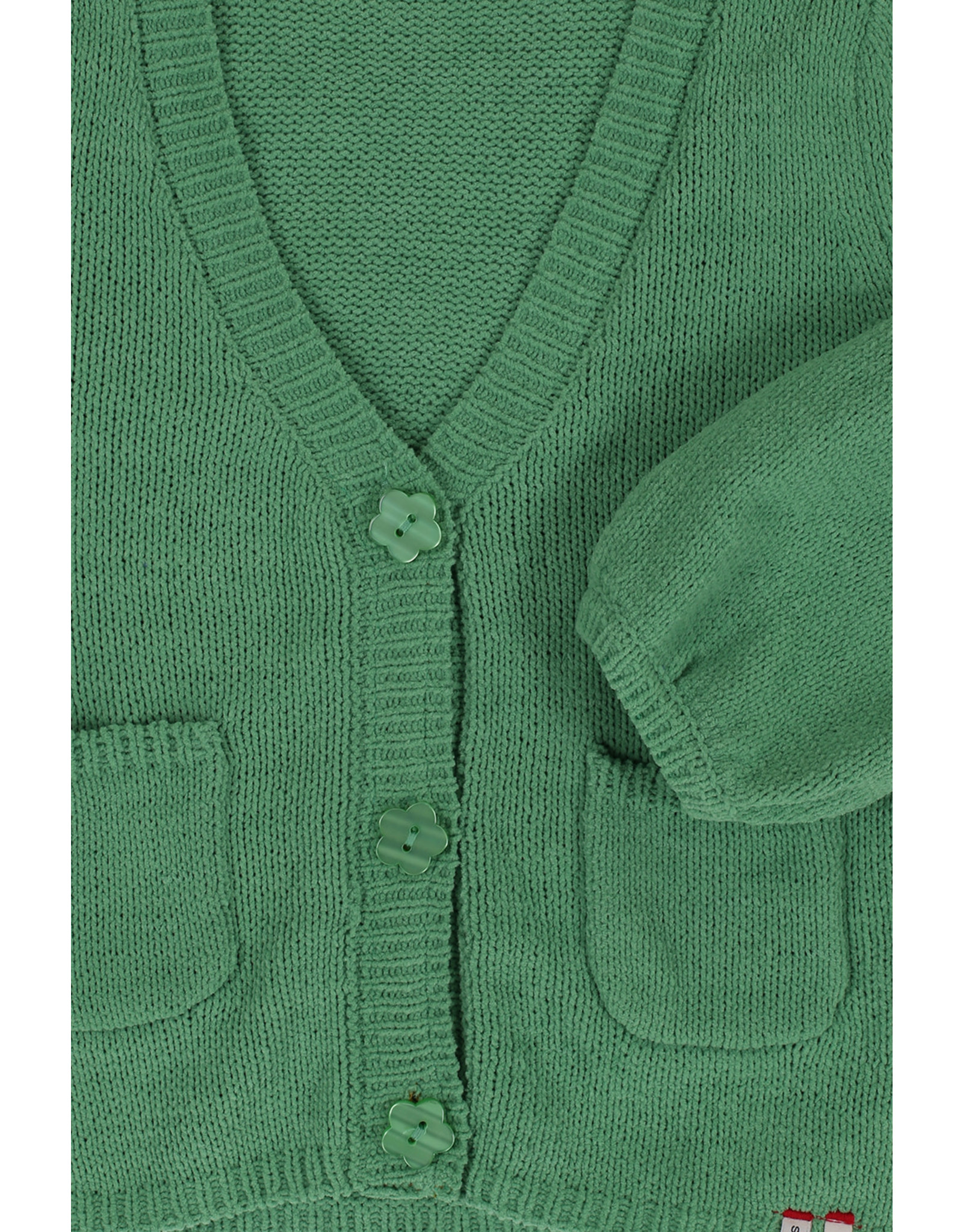 Little Looxs Little knitted cardigan Clover green