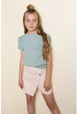 Nobell Sinda fake leather short with flap at front Rosy Sand