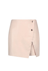 Nobell Sinda fake leather short with flap at front Rosy Sand