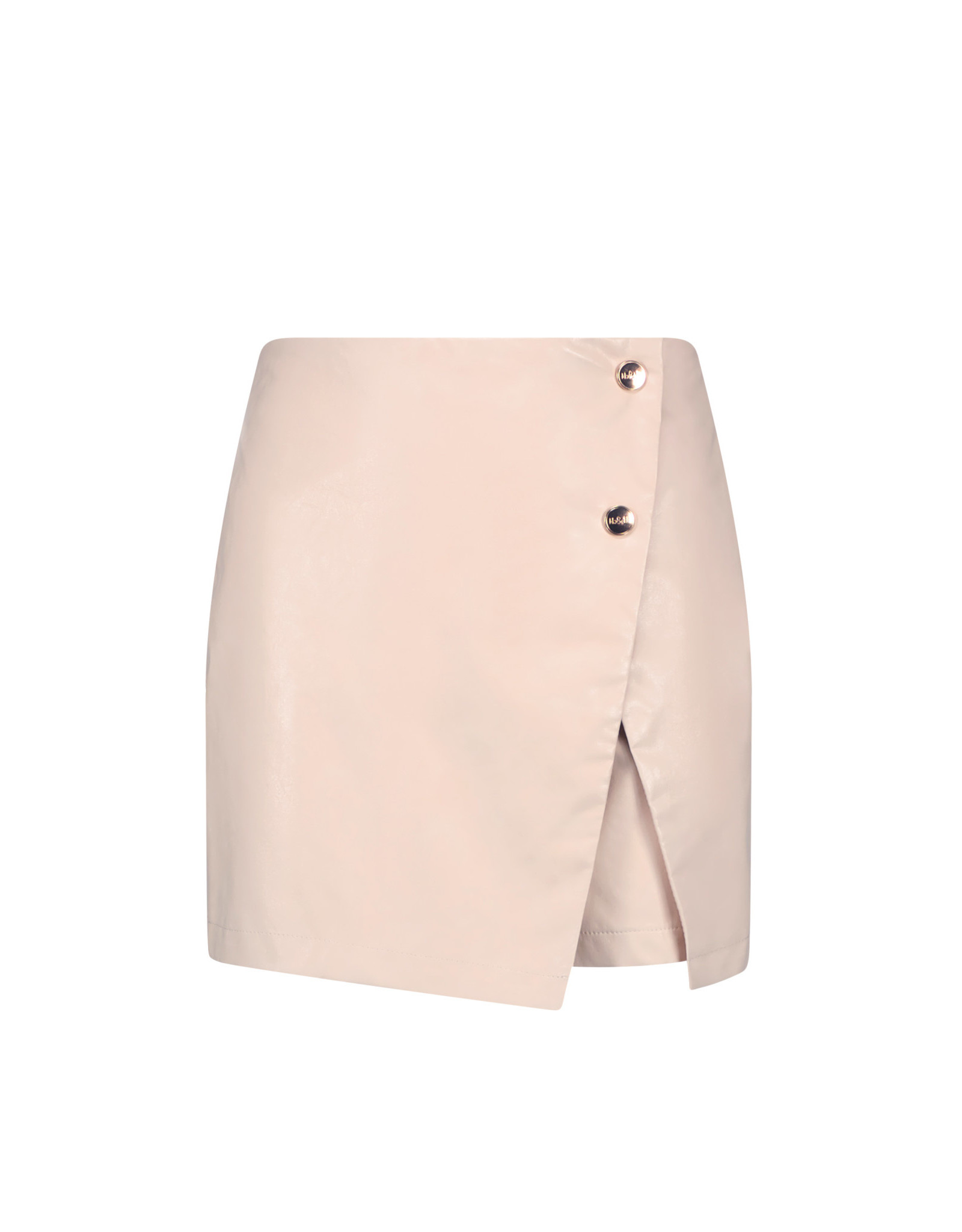 Nobell Sinda fake leather short with flap at front Rosy Sand