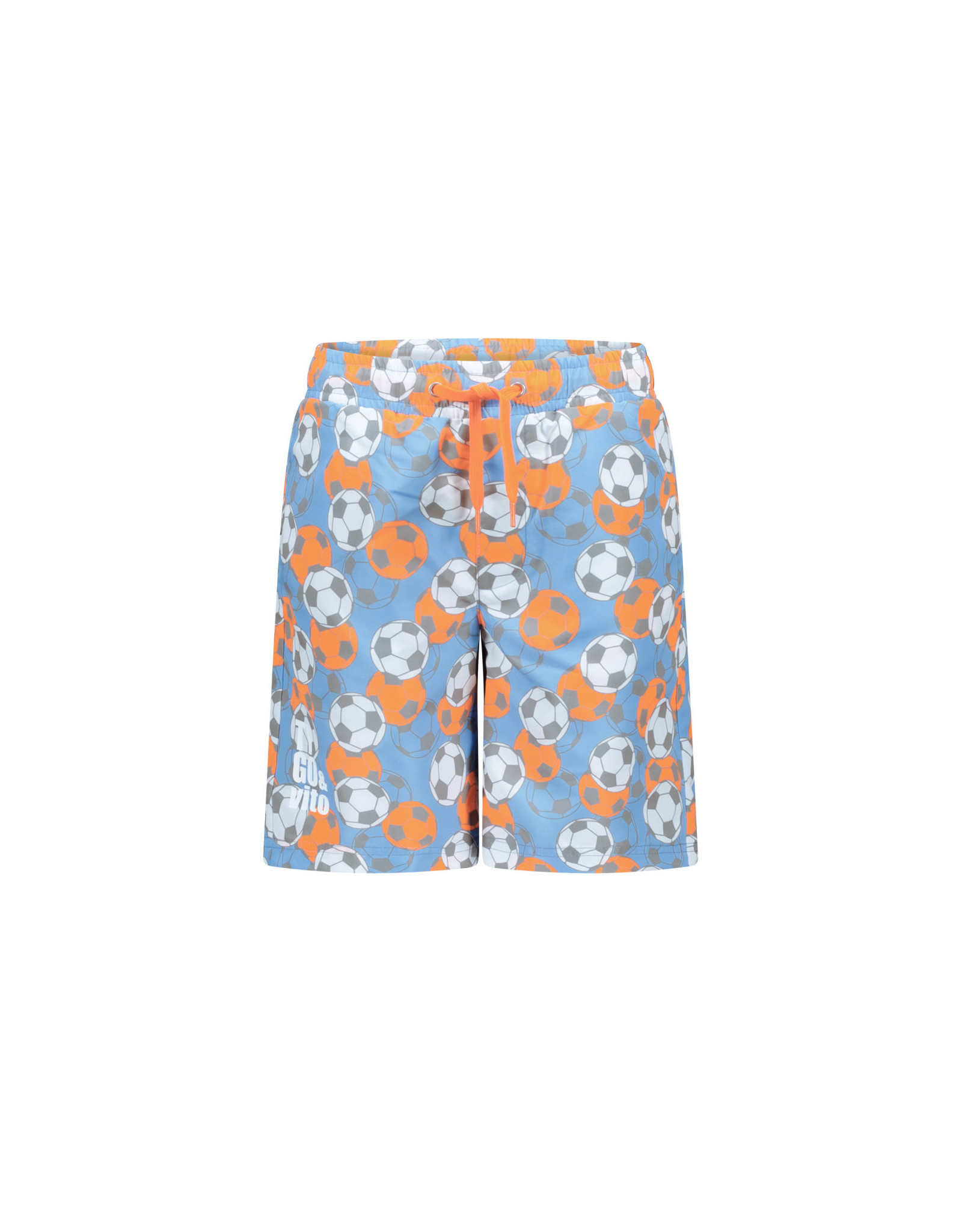 Tygo & vito beachshorts AO print FOOTBALL Bright Blue