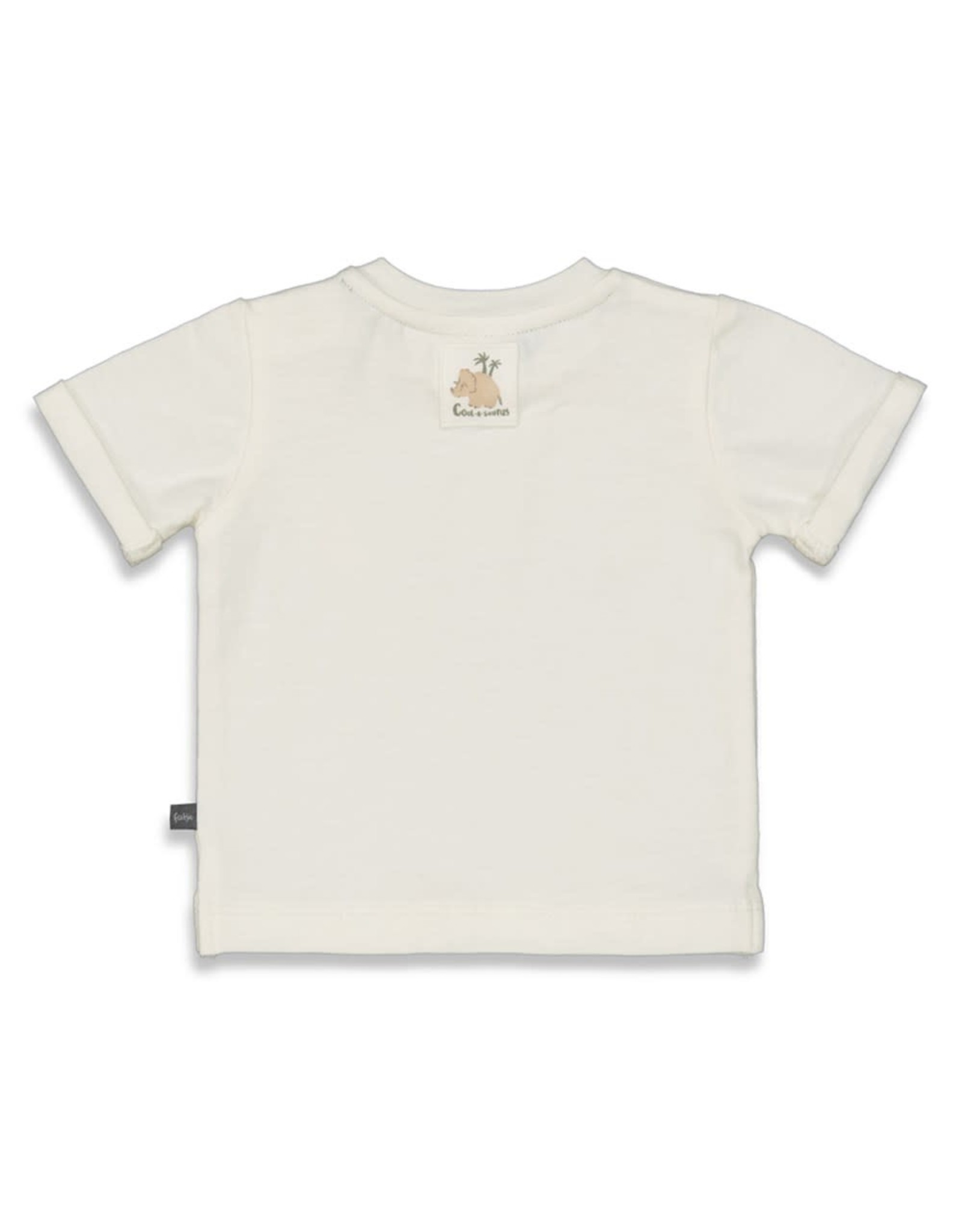 Feetje T-shirt - Cool-A-Saurus Offwhite