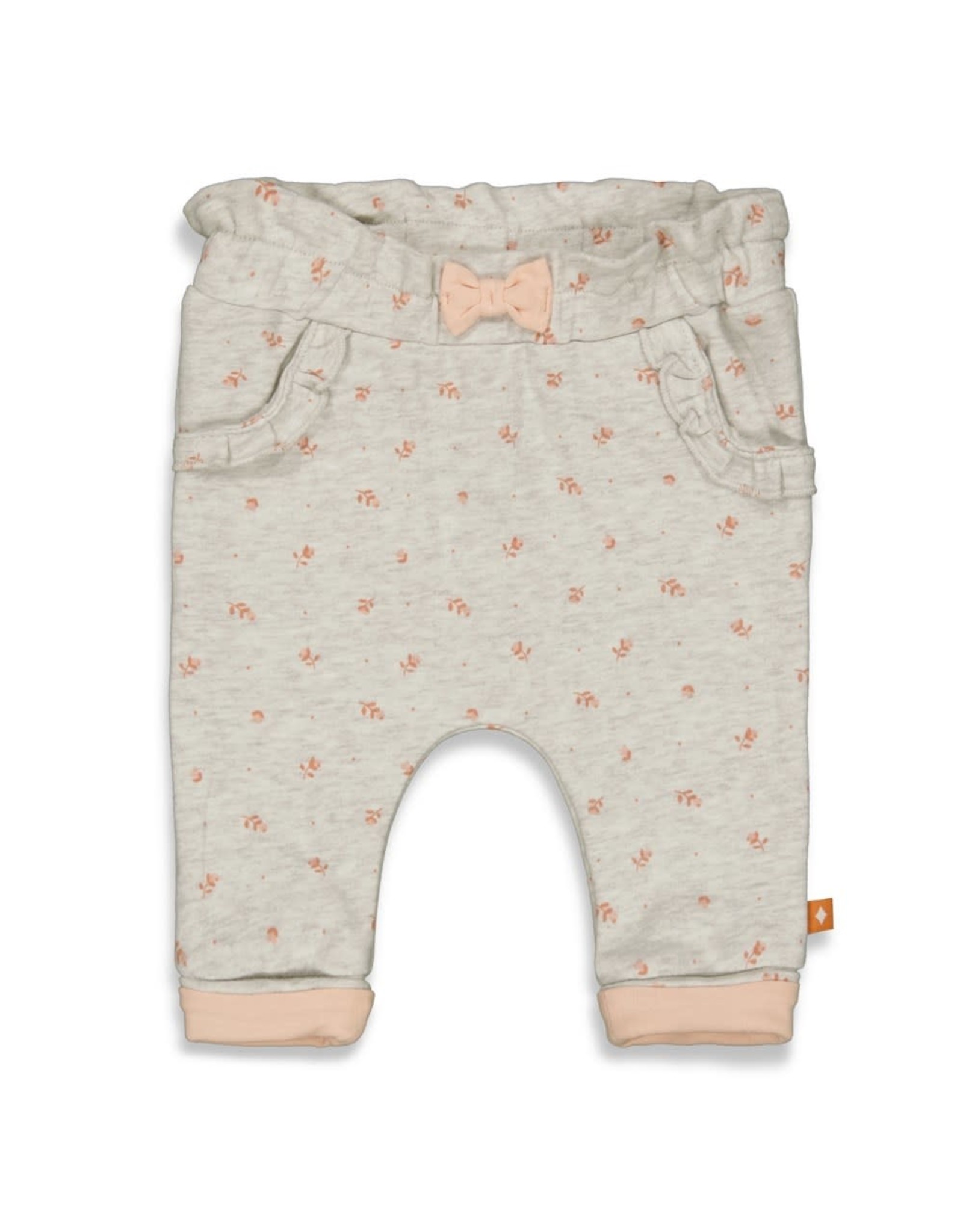 Feetje Broek rib - So Very Loved Grijs Grijs melange