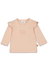 Feetje Longsleeve ruches - So Very Loved l.Roze