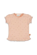 Feetje T-shirt rusches - So Very Loved l.Roze