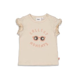 Feetje T-shirt - Flamingo Offwhite