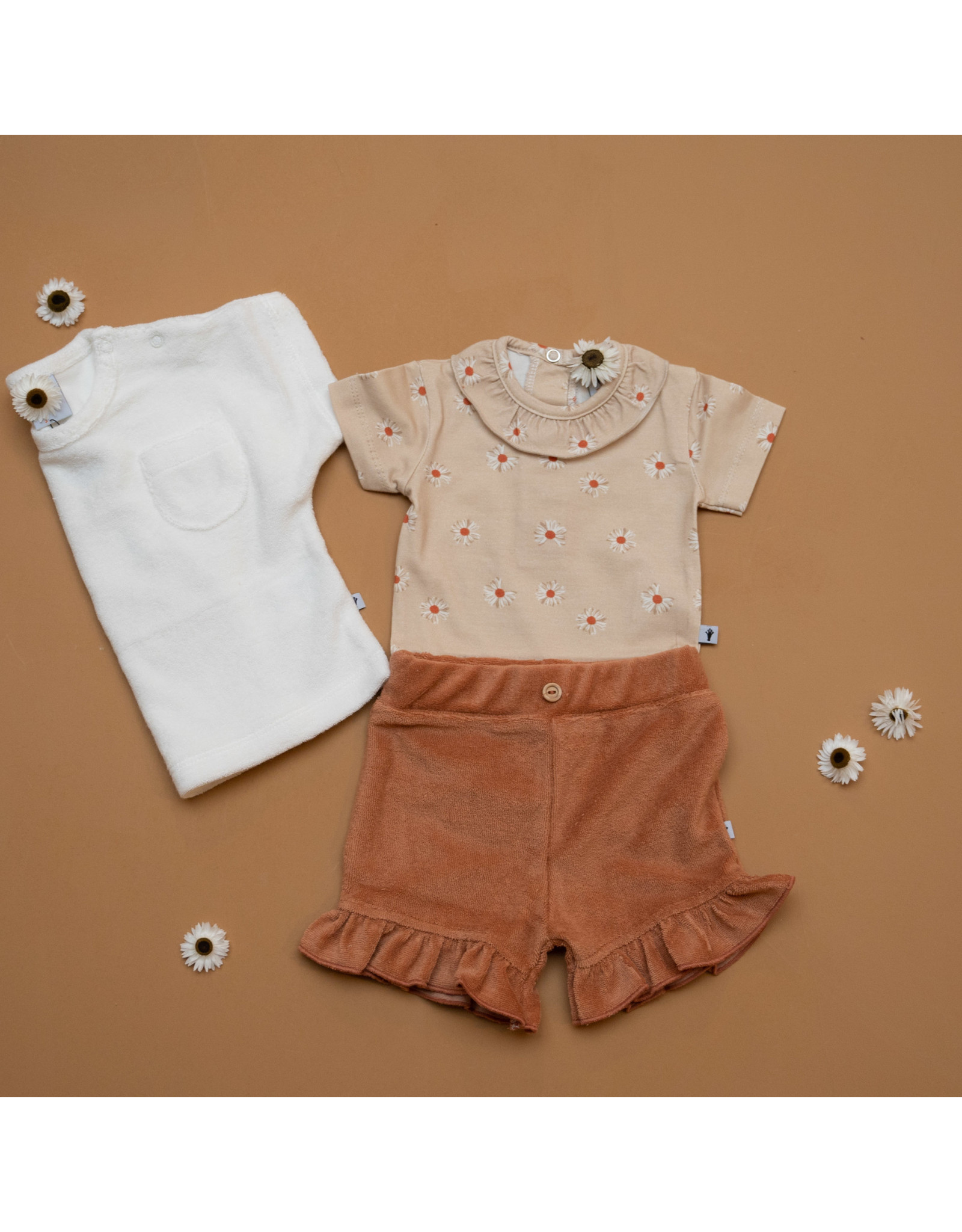 Klein Short Ruffle Terry Sunburn