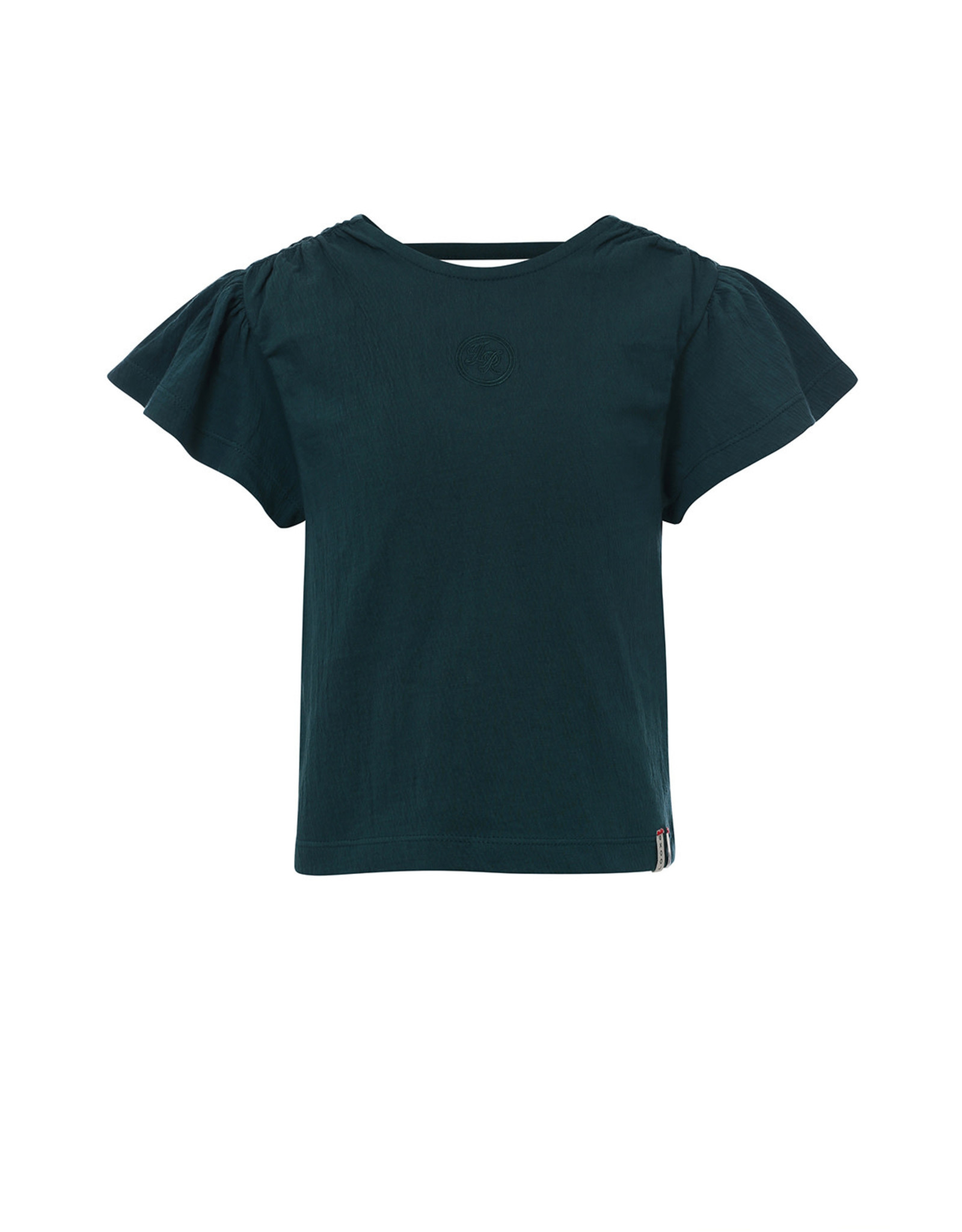 Looxs 10sixteen Crinkle jersey T-shirt Petrol green