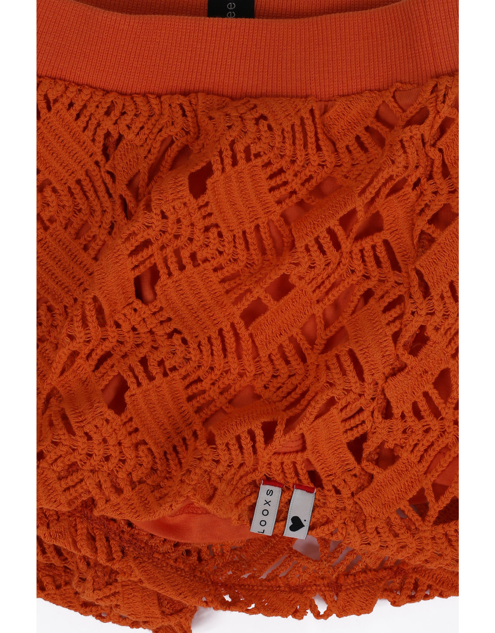 Looxs 10sixteen open Lace shorts Signal orange