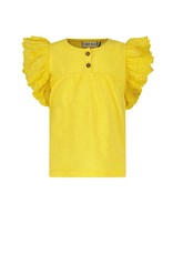 Like Flo Flo baby girls jersey ruffle tee Butter