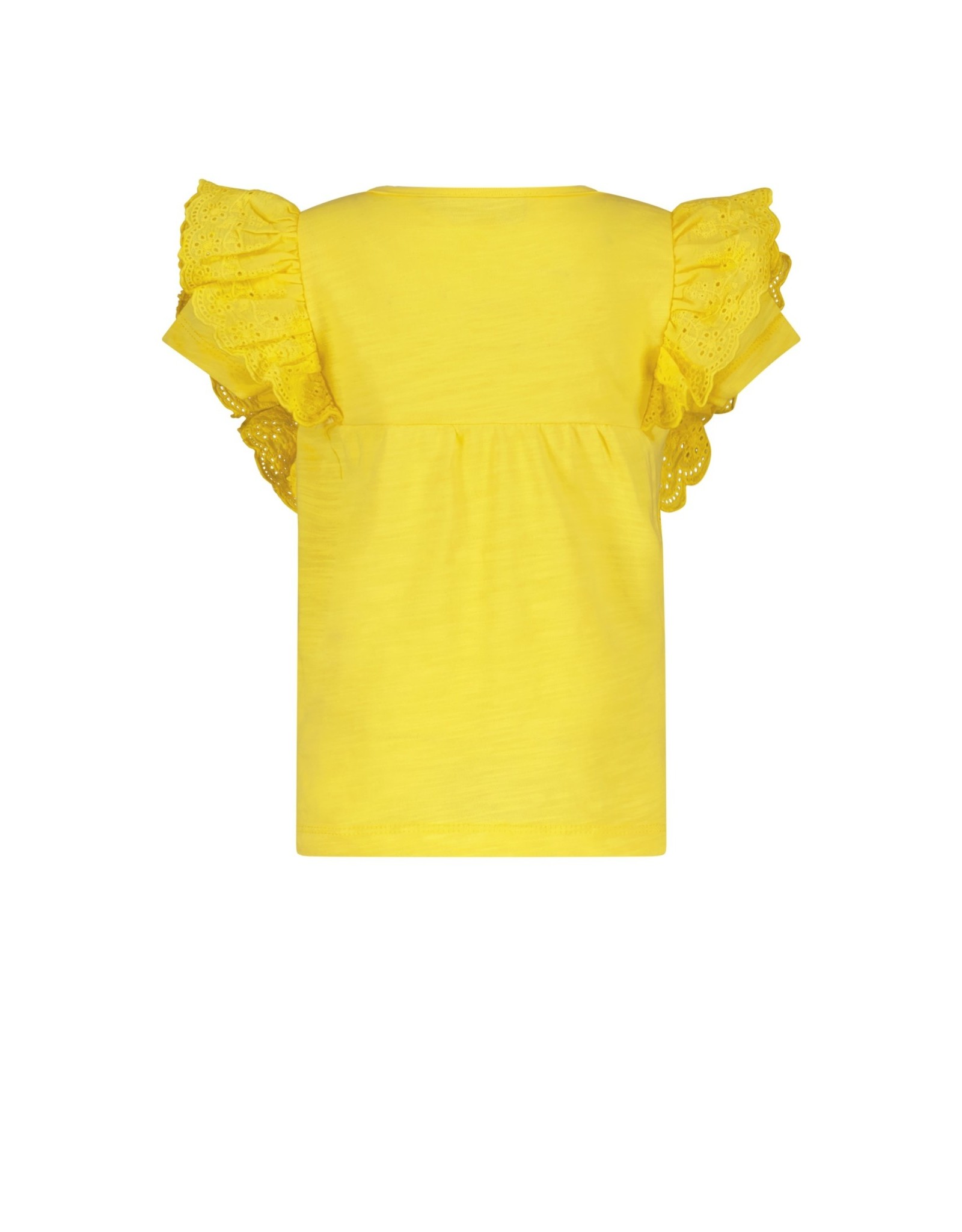 Like Flo Flo baby girls jersey ruffle tee Butter