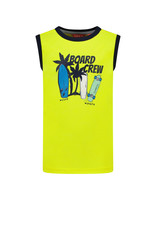 Tygo & vito neon Fancy Singlet BOARD CREW Safety Yellow