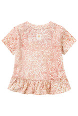 Noppies Girls Tee Nebraska short sleeve all over Rose Dawn