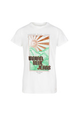 Indian Blue Jeans T-shirt Indian Sunrise Off White